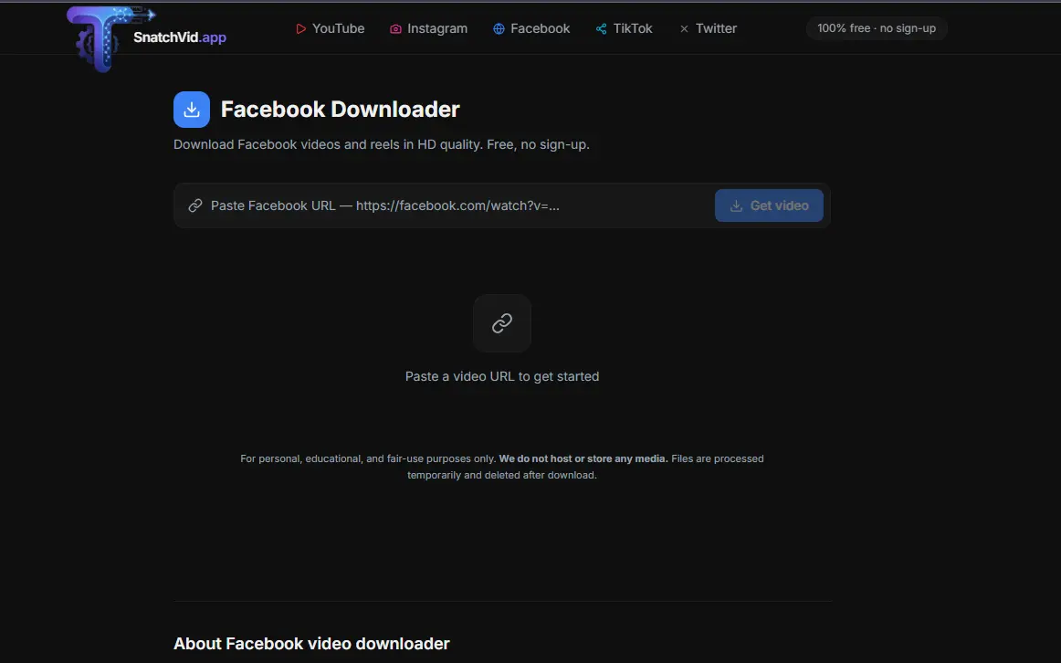 SnatchVid screenshot 2