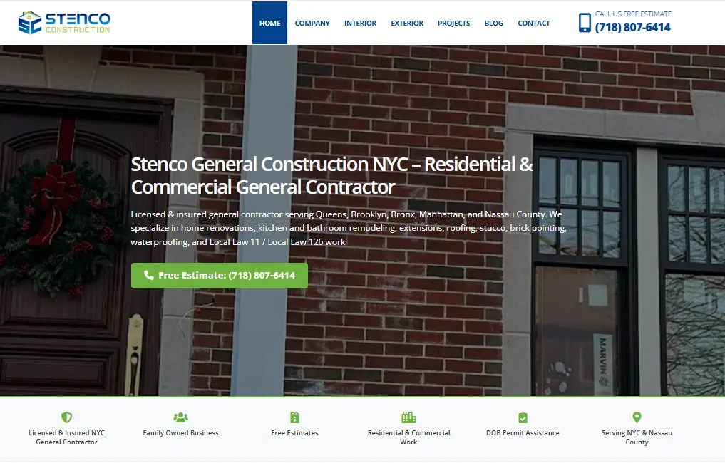 Stenco Construction